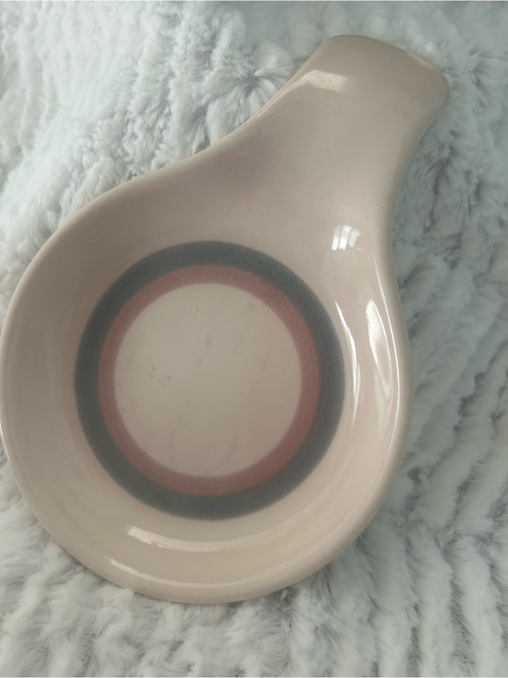 Pfaltzgraff Aura Pink Collection Spoon Rest 1990’s